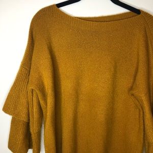 Long Sleeve Orange Blouse